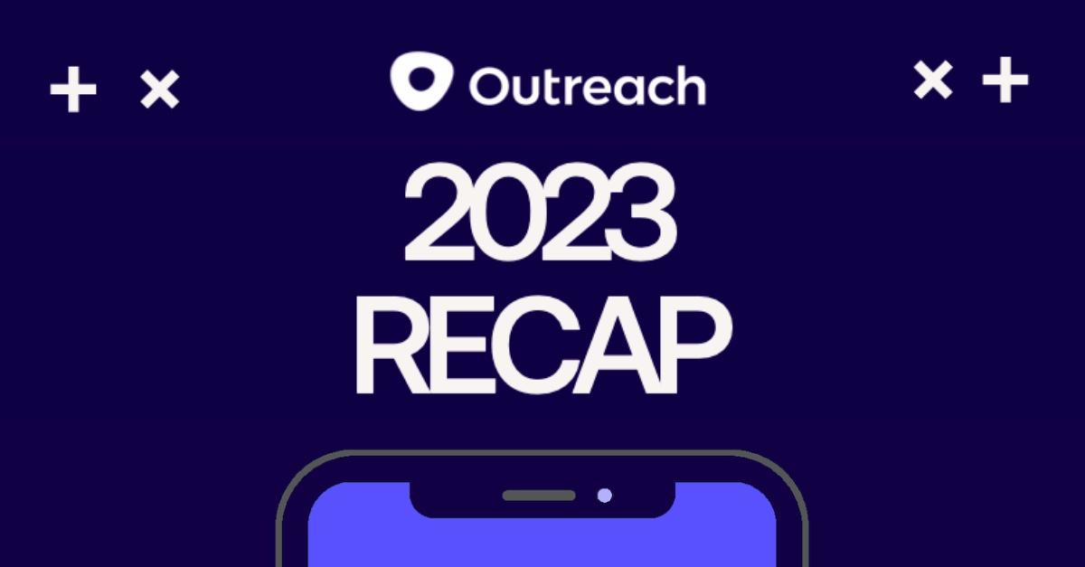 graphic that says 2023 Outreach recap