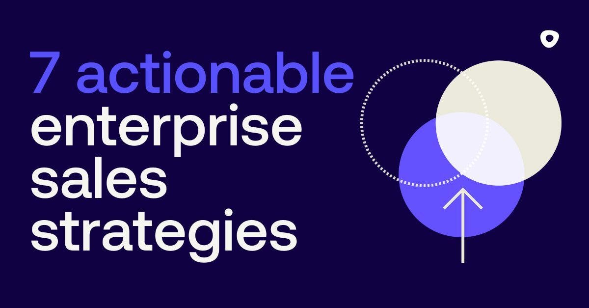 Enterprise sales strategies graphic