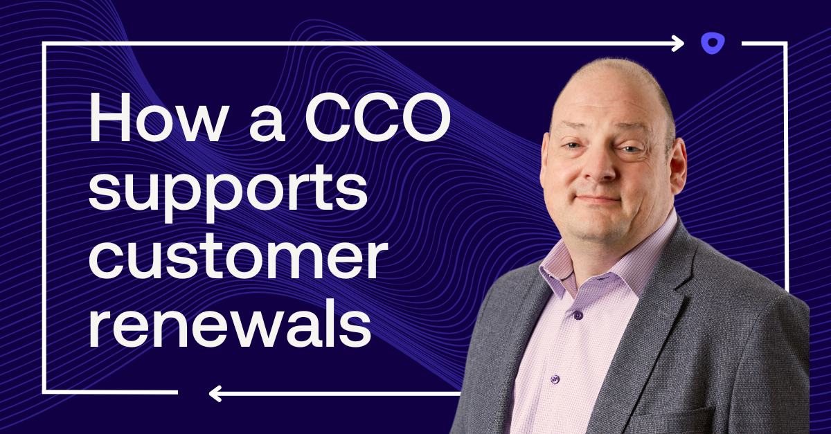 graphic that says How a COO supports customer renewals